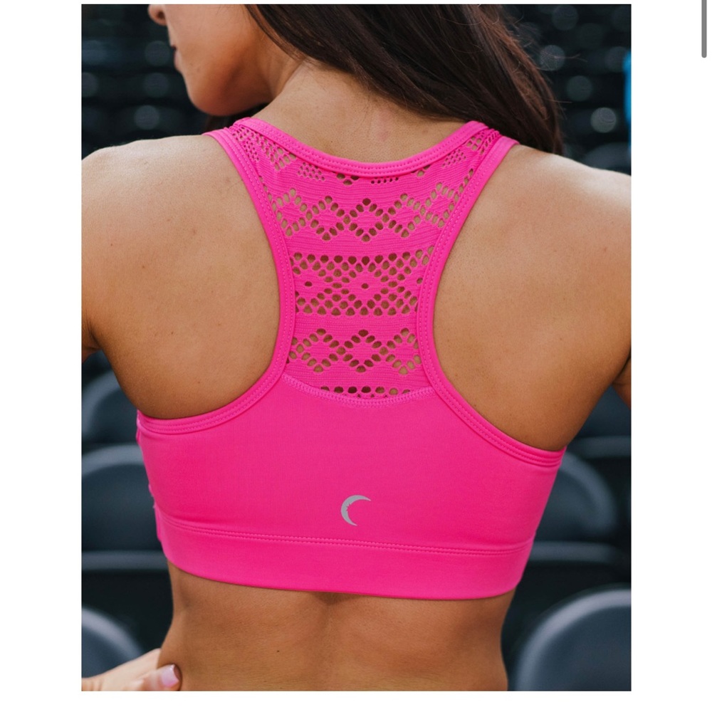 Zyia Hot Pink Bomber Bra M